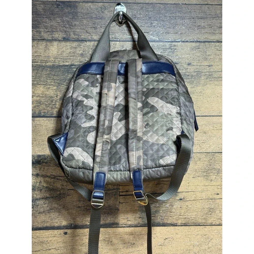 RARE - Tommy Hilfiger Alva Quilted Backpack in Army Green… Outdoor Camo Travel